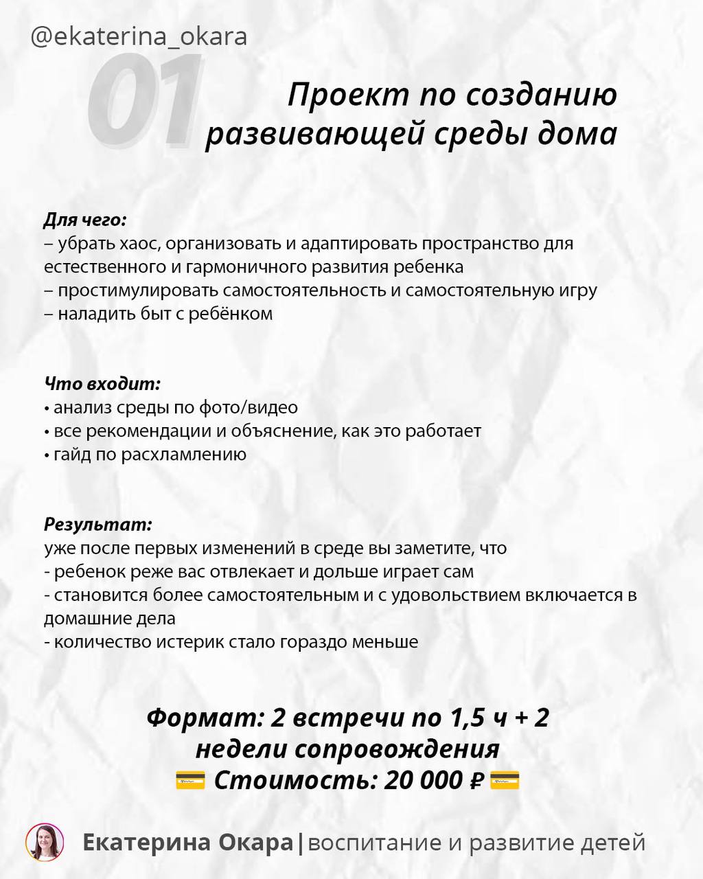 Проект по созданию развивающей среды дома